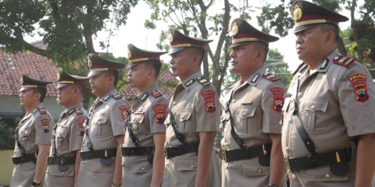 Serah terima jabatan dari pejabat lama ke pejabat baru di lingkungan Polres Pemalang. RMOL Jateng
