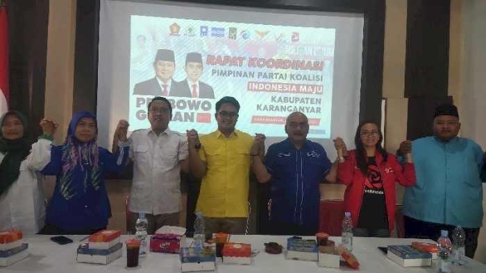 Tim Pemenangan Koalisi Indonesia Maju Karanganyar gelar rapat koordinasi pemenangan Prabowo-Gibran. RMOL Jateng