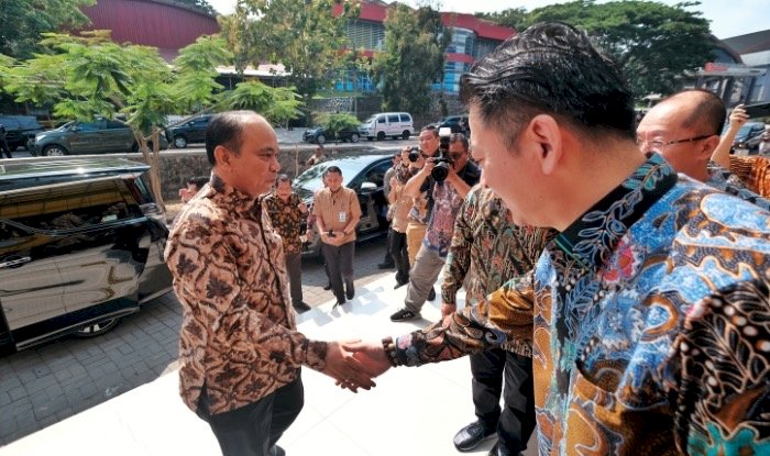 Ketua Umum Projo Budi Arie usai menghadiri acara Industry  Summit, "Percepatan Ekosistem 5G untuk Visi Indonesia Digital 2030 & 2045" di Gedung STC Solo Technopark, Selasa (31/10). RMOL Jateng