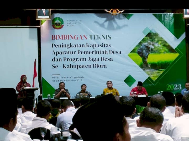 Dokumentasi bimtek Kades se Kabupaten Blora di Hotel The Alana Yogyakarta.