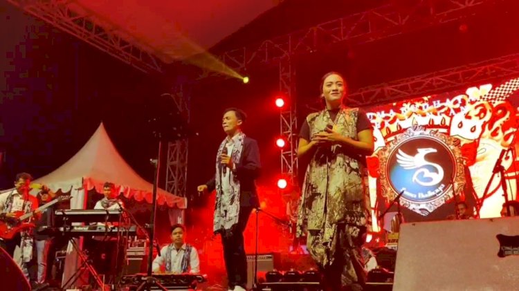 Konser bertajuk 'Rumah Kita Fest' yang digelar oleh tim relawan Ganjar Pranowo-Mahfud MD. RMOL Jateng