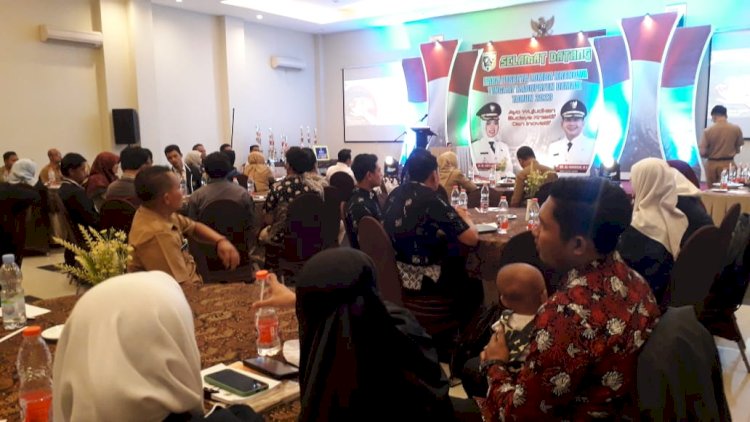 Suasana puncak penganugerahan pemenang Kreanova 2023 di Hotel Amantis Demak, Senin (13/11)