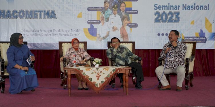 eminar Nasional Nacometha yang diadakan mahasiswa D3 Hubungan Masyarakat UNDIP PSDKU Kabupaten Batang, belum lama ini. Dok