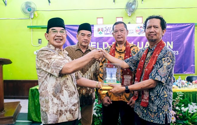 Wakil Wali Kota Magelang menerima Kunjungan Evaluator BPS RI. (dok)