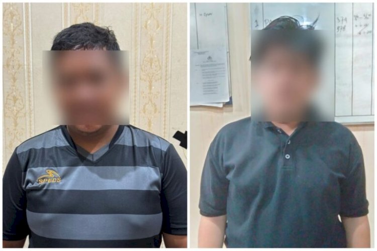 Pelaku pencurian HP dan penadahnya diamankan Polresta Pati.