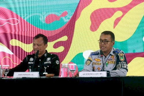 Kabid Rekayasa Lalu Lintas Dinas Perhubungan (Dishub) Kota Solo, Ari Wibowo saat menjelaskan rekaya lalu lintas saat final Piala Dunia/Foto: LOC PD U17