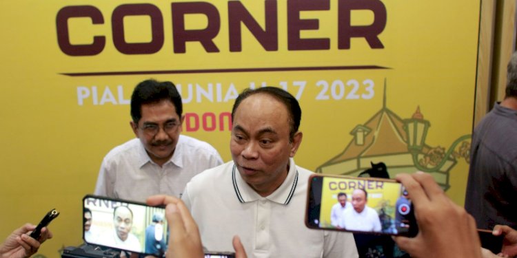 Menkominfo Budi Arie dalam konferensi pers menjelang laga Final Piala Dunia U17. RMOL Jateng