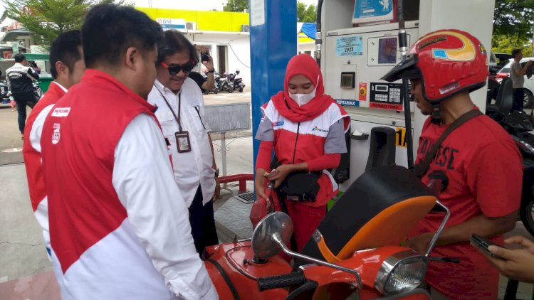 Peresmian Retail Make Over Toilet ,Totem,Musholla (RMO TTM) di SPBU 44.523.09  di Jl. Jendral Sudirman, Pakis Aji, Kabupaten Pemalang
