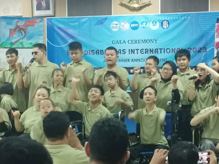 Peringati Hari Distabalitas Internasional Rumah Defabel Gelar Lomba dan Pentas seni di Aula  Kantor Dinas Sosial provinsi Jawa Tengah hari Minggu (10/12)