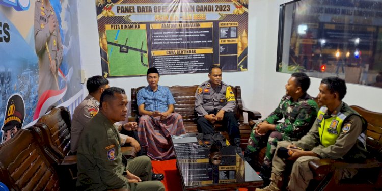 Penjabat Bupati Brebes Iwanuddin Iskandar memastikan kelancaran perayaan Natal 2023 dan Tahun Baru 2024. Dok