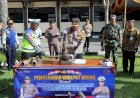 Lengkingan Gerinda Tandai Deklarasi 'Jateng Zero Knalpot Brong' Polres Boyolali