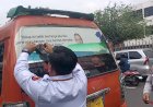 Dinilai Melanggar, Bawaslu Copot Stiker APK Di Angkutan Umum