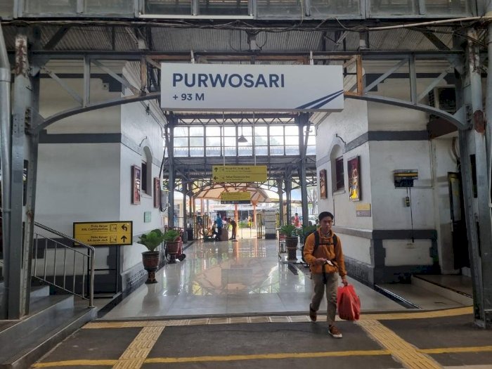 Stasiun Purwosari, salah satu stasiun keberangkatan di wilayah Daop 6 Yogyakarta