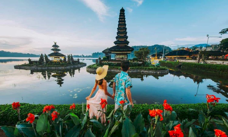 Objek wisata Bedugul Bali. 