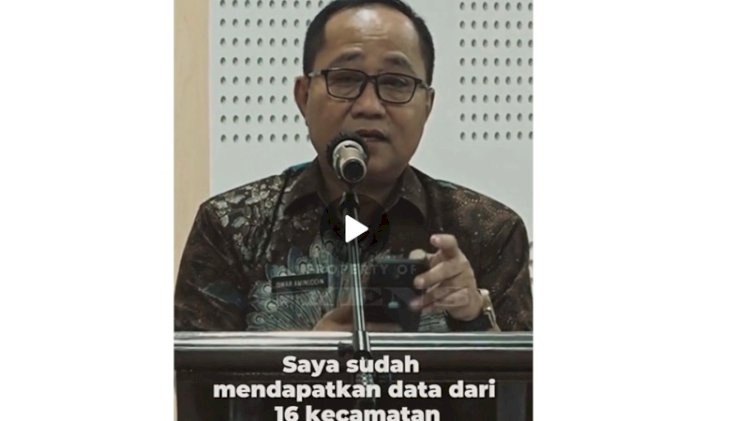 Sekretaris Daerah Kota Semarang Iswar Aminuddin. Tangkapan layar