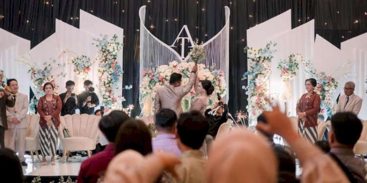 Acara wedding di Hotel Santika Pekalongan. Dok