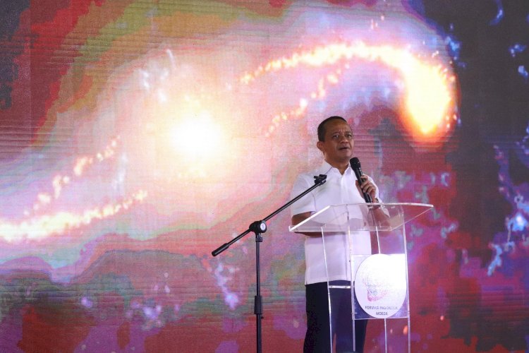 Bahlil Lahadalia Saat Menghadiri Kongres Kaum Moeda Indonesia Yang Digelar Digelar Formasi Indonesia Moeda (FIM) Di Jakarta, Selasa (30/1). Foto: RMOLJateng