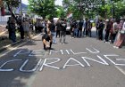 Foto Aksi Demonstrasi Menentang Pemilu Yang Diduga Curang