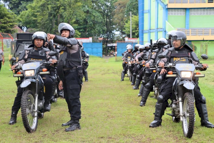 Tim Power On Hand diingatkan menjalankan tugasnya dalam pengendalian massa sesuai SOP dan peraturan yang berlaku. Arif Edy Purnomo/RMOLJateng