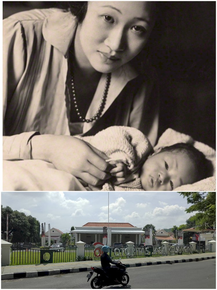 Oei Hoei Lan (atas-red), Rumah masa kecil Oei Hoei Lan yang juga rumah orangtuanya, Oei Tiong Ham, kerap disebut sebagai Istana Gergaji, masih berdiri megah di Jalan Kyai Saleh Semarang, kini difungsikan untuk kantor lembaga keuangan pemerintah. Soetjipto/Dok.RMOLJateng