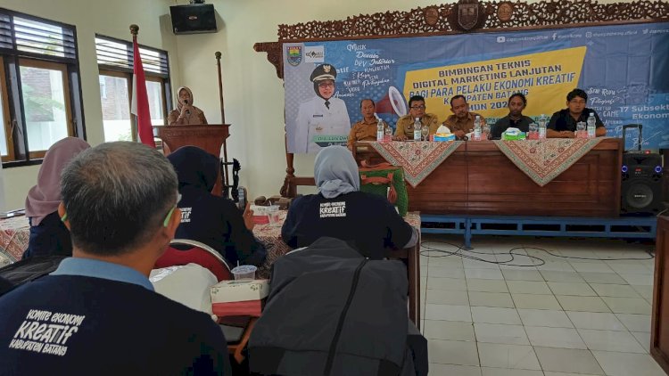 Dinasporapar Kabupaten Batang mengadakan pelatihan digital marketing untuk para pelaku Ekraf. Bakti Buwono/Dok.RMOLJateng