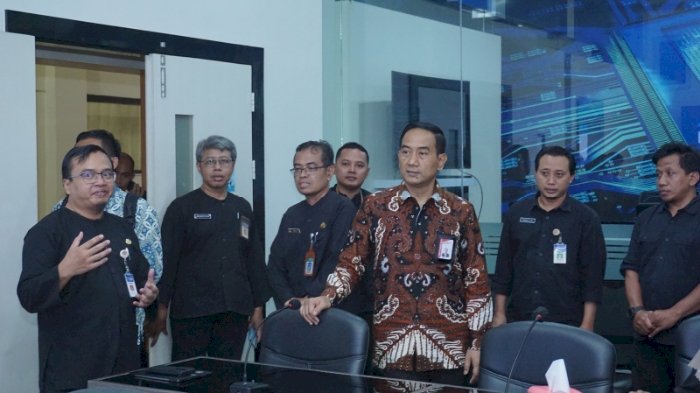 KPK Mengunjungi Dinas Kominfo Kabupaten Karanganyar, Jumat (08/03). Dian Tantri Burhani/RMOLJateng