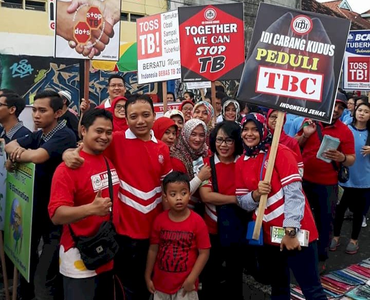 Kampanye pencegahan dan penanggulangan TBC massif digaungkan di Kudus. Istimewa