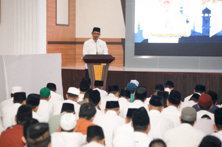 Putaran Pertama Kegiatan Tarawih Keliling (Tarling) Pemerintah Provinsi Jawa Tengah Dilaksanakan Di Wisma Perdamaian, Semarang, Selasa (12/03). Umar Dani/RMOLJateng