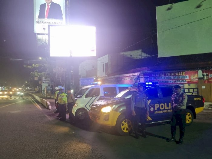 Polres Karanganyar terjunkan tim Blue Light Patrol antisipasi gangguan Kamtibmas selama bulan Ramadhan. Dian Tanti/Dok.RMOLJateng