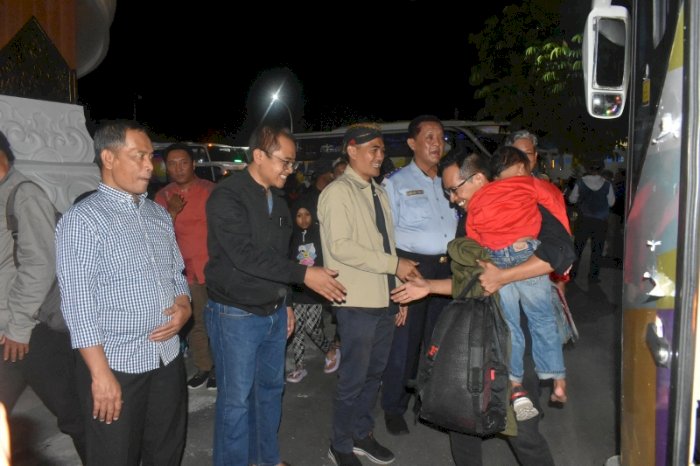 Dokumentasi Pelaksanaan Program Mudik Gratis Pemkab Karanganyar Tahun 2023 Lalu. Dokumentasi/RMOLJateng
