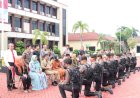Sah! Disiram Air Kembang Setaman, Sebelas Bintara Remaja Resmi Bertugas Di Polres Jepara