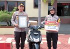 Serasa Kejatuhan Bulan, Polisi Berprestasi Dikado Kapolres Jepara
