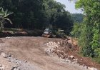 Akses Jalan Menuju Tempat Pembuangan Sampah Terpadu Bandongan Mulai Dikerjakan