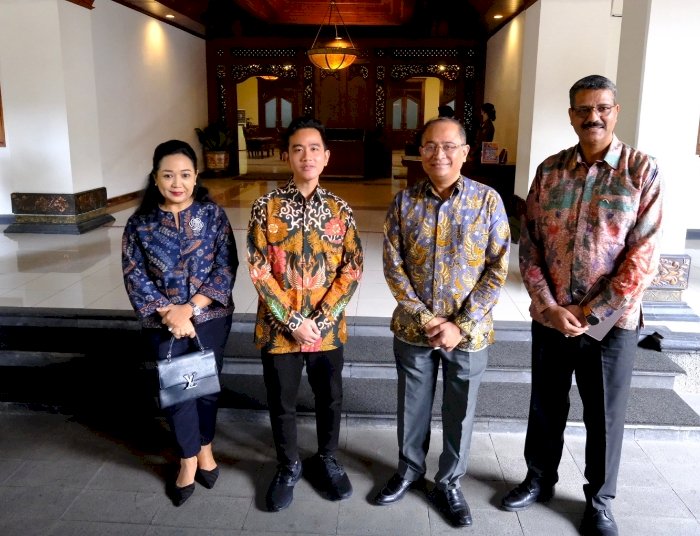 Pertemuan Walikota Gibran dan Dubes India Mr. Shri Sandeep. Dian Tanti/RMOLJateng