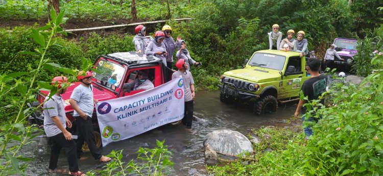 Wisata susur sungai di lereng Pegunungan Muria Kudus yang banyak menarik minat wisatawan. Arif Edy Purnomo/RMOLJateng