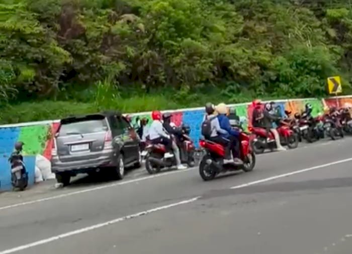 Salah satu lokasi parkir di Kawasan Wisata di Karanganyar. Dian Tanti/RMOLJateng