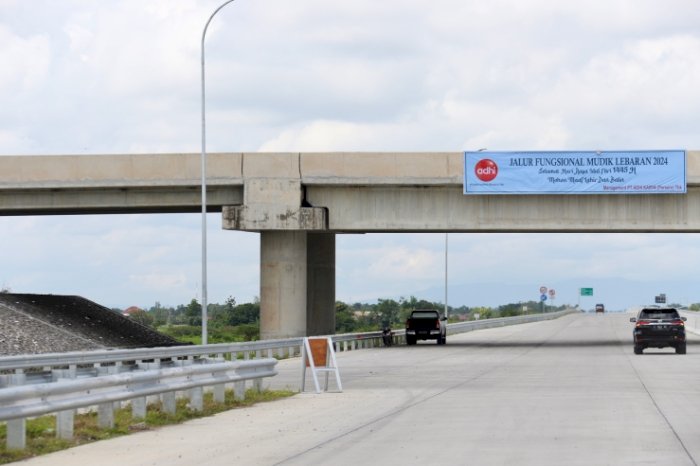 Jalur tol fungsional Solo-Yogya di buka sementara saat arus mudik dan balik lebaran. Dian Tanti/RMOLJateng