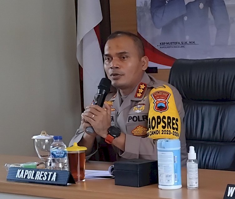 Kapolresta Magelang Kombes Polisi Mustofa. Tri Budi Hartoyo/RMOLJateng