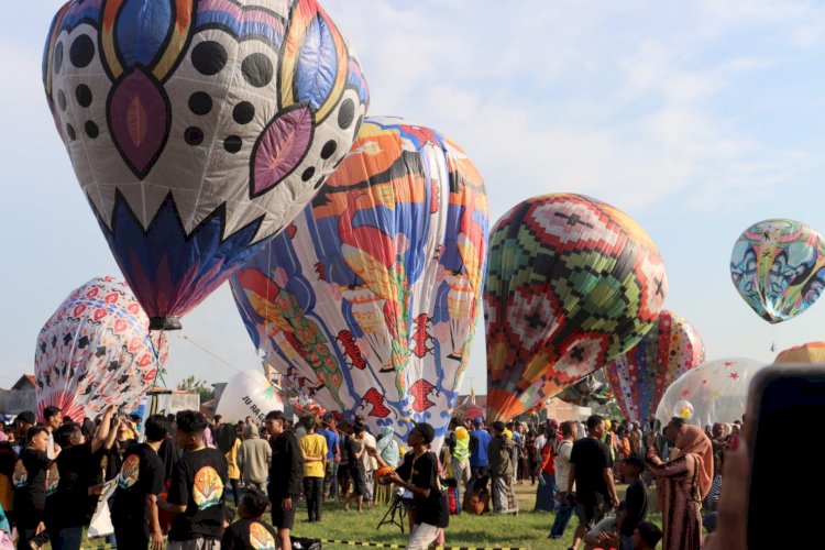 Babak penyisihan Pekalongan Ballon Festival 2024 dilaksanakan di Lapangan Setono, Kota Pekalongan. Bakti Buwono/RMOLJateng