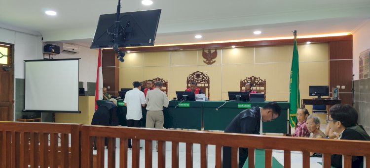    Suasana sidang sengketa tanah di Pengadilan Negeri Pekalongan. RMOL Jateng/Bakti Buwono
