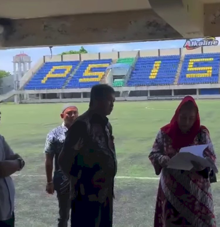 Wali Kota Semarang, Mbak Ita Tinjau Stadion Citarum Yang Akan Dikembalikan Kepada Manajemen PSIS Untuk Dikelola. Dicky A Wijaya/RMOLJateng