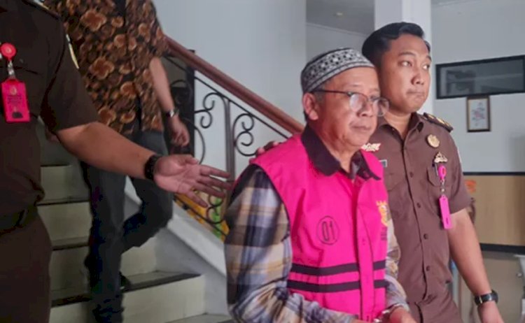 Kepala Desa (Kades) Krinjing, Tersangka Kasus Dugaan Korupsi Pemanfaatan Aset Desa. Istimewa/Tribudi/RMOLJateng