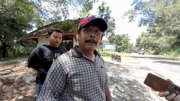 Para Pedagang Event Launching Air Minum Dalam Kemasan (AMDK) Di Eks Wisata Waduk Kedung Ombo (WKO) Merugi Hingga Jutaan Rupiah. Selasa (23/4) Pagi. Rubadi/RMOLJateng 