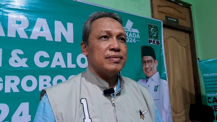 Ketua Desk Pilkada Dewan Pimpinan Cabang Partai Kebangkitan Bangsa (DPC PKB) Grobogan HM Nurwibowo, Kamis (25/4) Siang. Rubadi/RMOLJawaTengah 