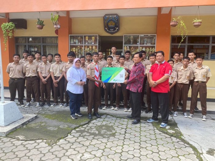 Siswa magang SMK di Sragen tercover SMK Sakti Gemolong tercover BPJS Ketenagakerjaan. Dian Tanti/RMOLJateng