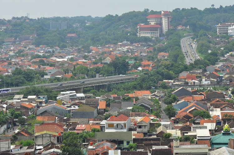 Jalan Tol Membelah Kota Semarang. Wahyu Sulistiyawan/RMOLJawaTengah