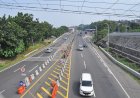 Pembangunan Pembatas Jalan Tol Di Gerbang Manyaran