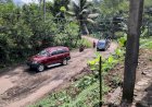 Jalan Bandongan-Windusari Rusak Terdampak Proyek Jembatan A La Indiana Jones