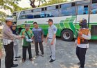 Polres Wonogiri Gelar Ramp Check Bus Di Terminal Giri Adipura
