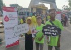 Cerianya Anak Penyandang Thalassemia Sosialisasi di Alun-alun Batang